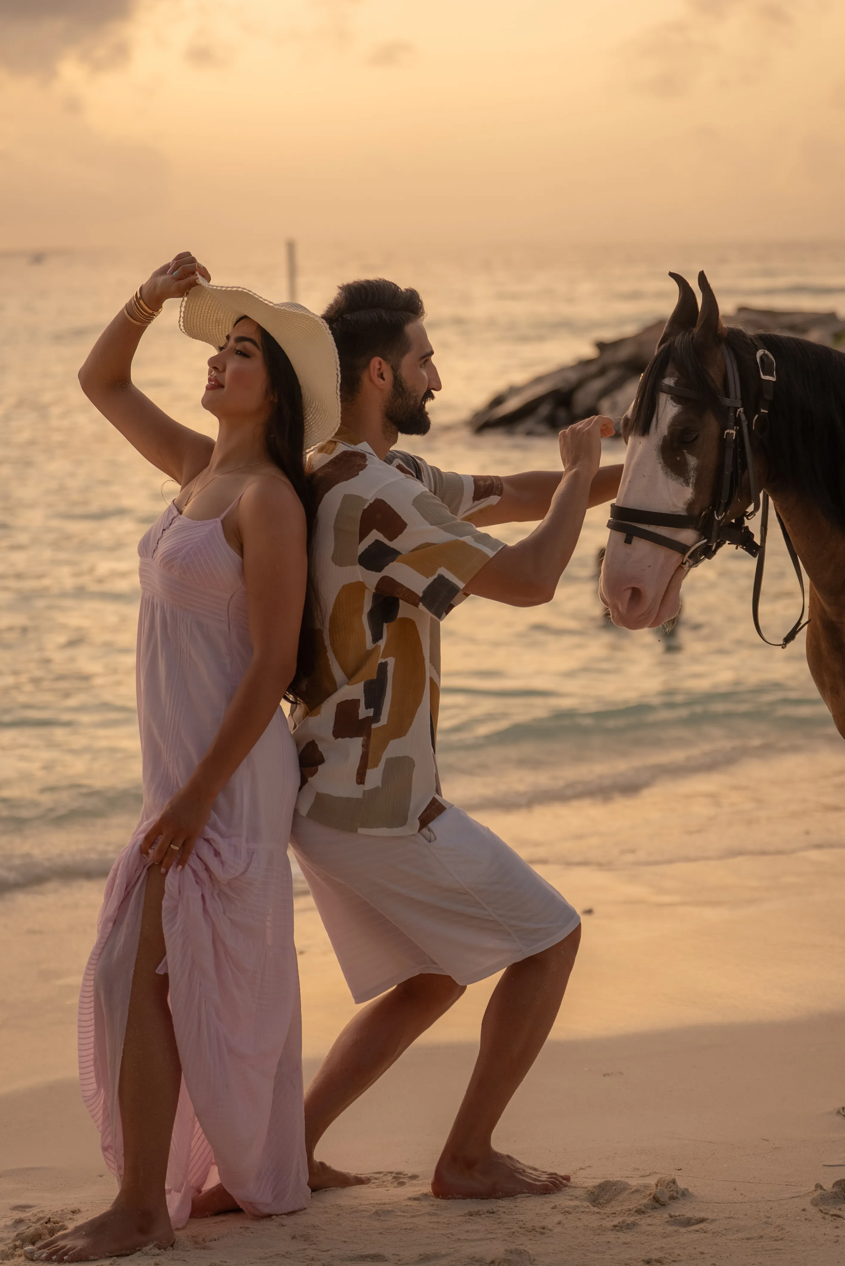Beach photography in Maldives